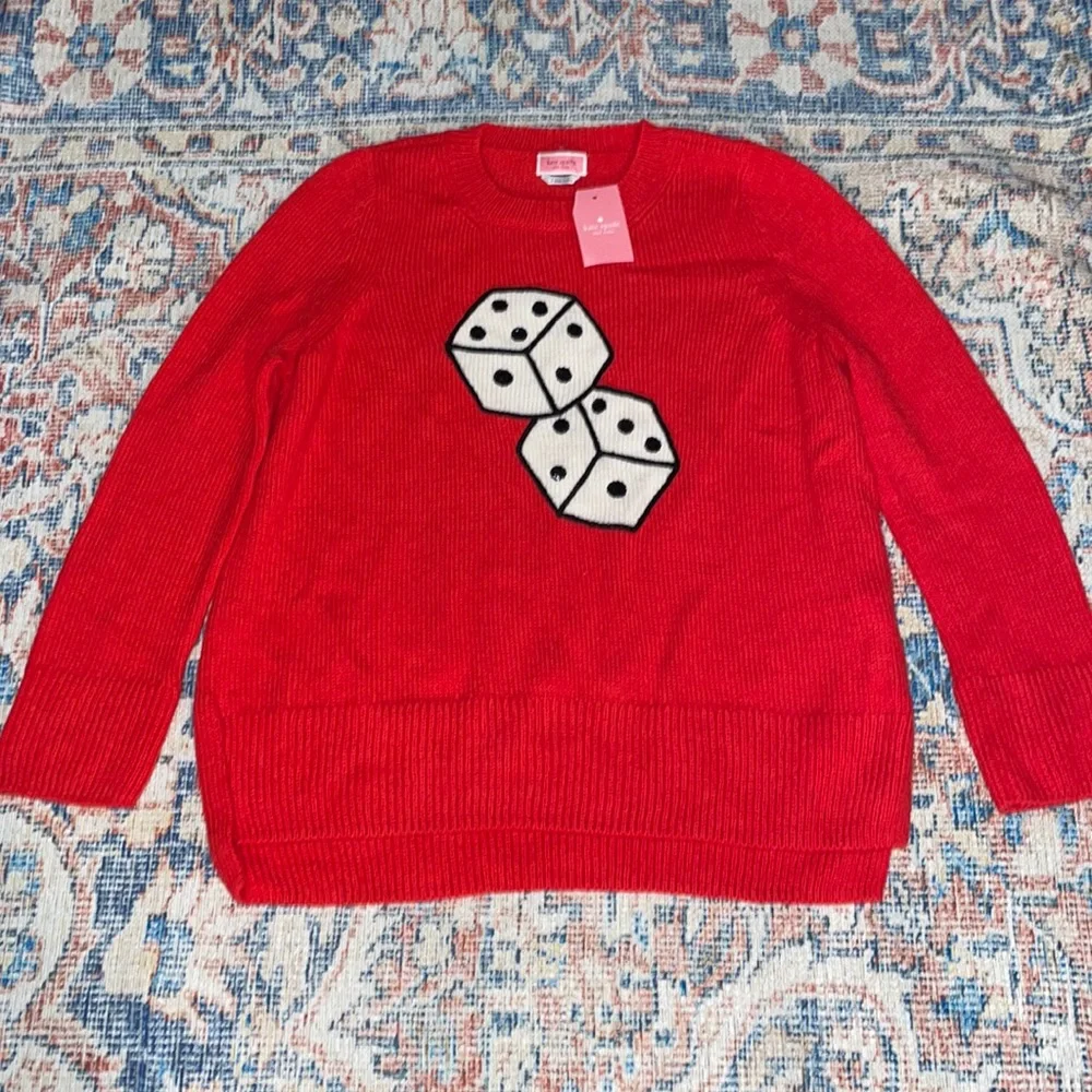 Kate Spade Dice Sweater SZ S NWT - Picture 2 of 5